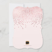 PixDezines Proefdiner/Bubbels+Roze Champagne Kaart (Achterkant)