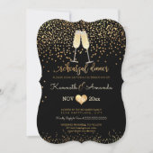PixDezines Proefdiner/Champagne Bubbles Kaart (Voorkant)