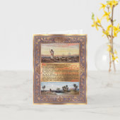 PixDezines Psalm 23 Prayer De Heer is mijn Shepher Kaart (Gele Bloem)