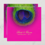 PixDezines psychedelic peace eye/hot roze Kaart (Voorkant / Achterkant)