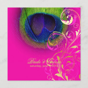 PixDezines psychedelic peace eye/hot roze Kaart