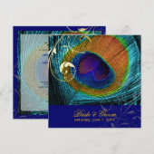 PixDezines psychedelic peace eye/kobalt blue Kaart (Voorkant / Achterkant)