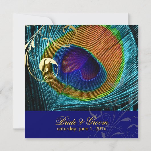 PixDezines psychedelic peace eye/kobalt blue Kaart (Voorkant)