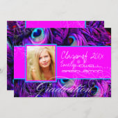 PixDezines psychedelic peace ock afstuderen Kaart (Voorkant / Achterkant)