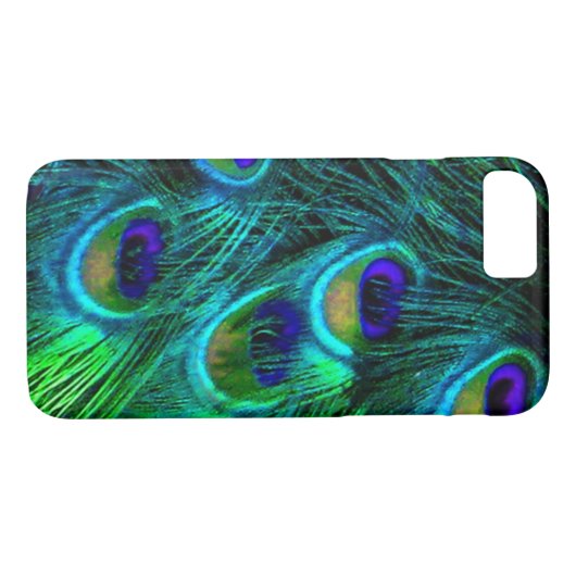 PixDezines Psychedelic Peacock Case-Mate iPhone Case (Achterkant (Horizontaal))