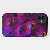 PixDezines Psychedelic Peacock, hot-roze Hoesje-ma Case-Mate iPhone Case (Achterkant (horizontaal))