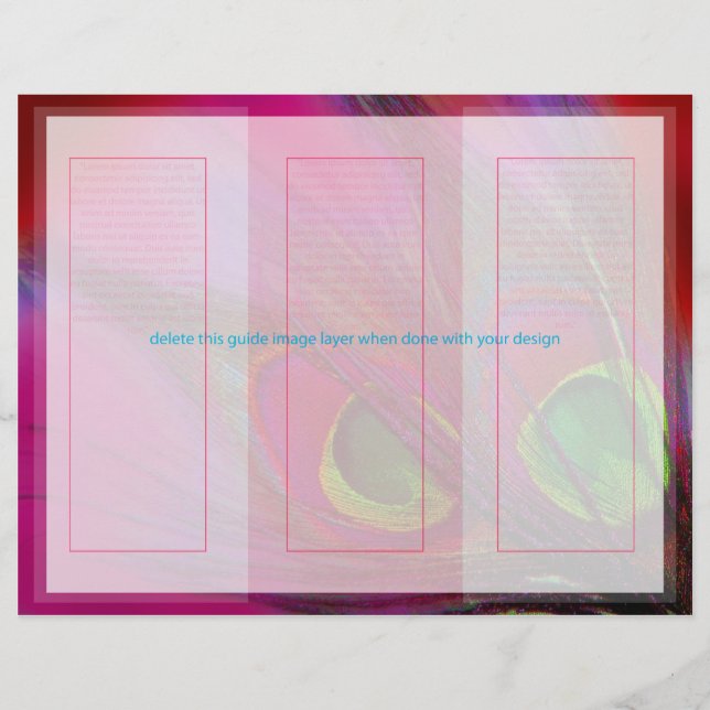 PixDezines Psychedelic Peacock, pas het aan! (Voorkant)