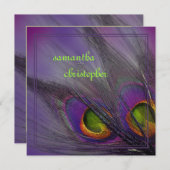 PixDezines Psychedelic Peacock, pas het aan! Kaart (Voorkant / Achterkant)