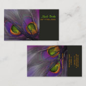 PixDezines Psychedelic Peacock, pas het aan! Visitekaartje (Voorkant / Achterkant)