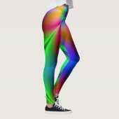 PixDezines Psychedelic Techno Dance/Neon Lights Leggings (Rechts)