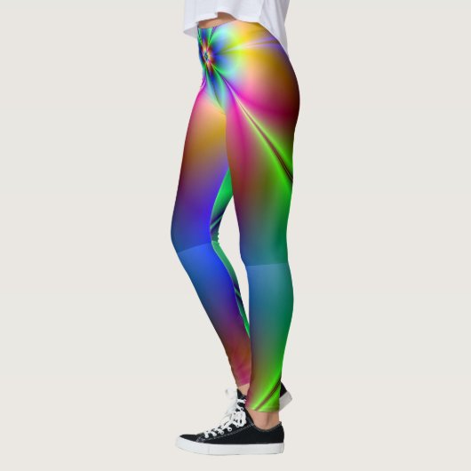 PixDezines Psychedelic Techno Dance/Neon Lights Leggings (Links)