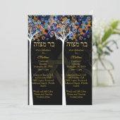 PixDezines psychedelische boom van het leven/de vi Kaart (Staand voorkant)