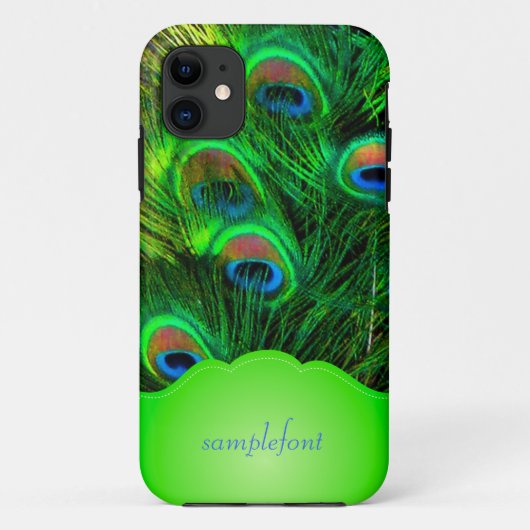 PixDezines psychedelische pauock Case-Mate iPhone Case (Achterkant)
