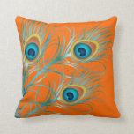 PixDezines psychedelische pauw/doe-het-zelf achter Kussen<br><div class="desc">PixDezines psychedelische pauw in lichte en mooie retro mandarijn oranje achtergrond,  dat is een doe-het-zelf kleur...  hetzelfde als het cirkelaccent een doe-het-zelf ook. Om achtergrond te veranderen PixDezines maakt het gemakkelijk...  Kopieer en plak op omgekeerde zijde,  indien gewenst.com™ en PixDezines™ op zazzle.com</div>