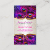 PixDezines psychedelische pauw+gouden rand label (Achterkant)
