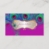 PixDezines psychedelische pauw+gouden rand label (Achterkant)