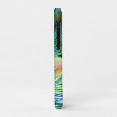 PixDezines Psychedelische Pauw+krullen Cas Case-Mate iPhone Case (Achterkant/links)