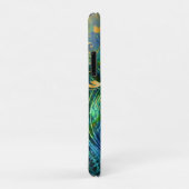 PixDezines Psychedelische Pauw+krullen Cas Case-Mate iPhone Case (Achterkant/rechts)