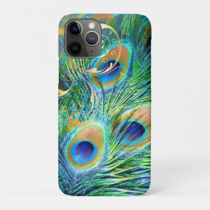 PixDezines Psychedelische Pauw+krullen Cas Case-Mate iPhone Case