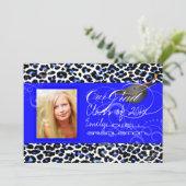 PixDezines pyschedelische cheeta 2013 afstuderen Kaart (Staand voorkant)