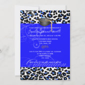 PixDezines pyschedelische cheeta 2013 afstuderen Kaart (Achterkant)