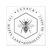PixDezines Queen Bee+Sweet Honingraat Zelfinktende Stempel (Design)