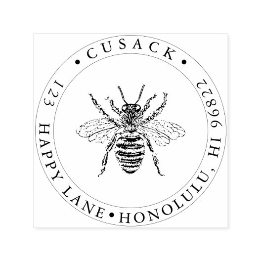 PixDezines Queen Bee Zelfinktende Stempel (Design)