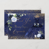 PixDezines Quinceanera Hartelijk dank voor uw mari Kaart (Voorkant / Achterkant)