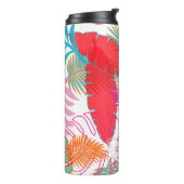 PixDezines Rainforest Foliage/DIY achtergrond Thermosbeker (Gedraaid links)