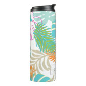 PixDezines Rainforest Foliage/DIY achtergrond Thermosbeker (Gedraaid links)