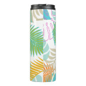 PixDezines Rainforest Foliage/DIY achtergrond Thermosbeker (Achterkant)