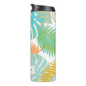 PixDezines Rainforest Foliage/DIY achtergrond Thermosbeker (Geroteerd rechts)