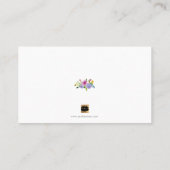 PixDezines ranunculus/waterverf/bloem/plaatskaart Plaatskaartje (Achterkant)