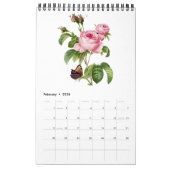 PixDezines Redoute  Botanische Illustraties Kalender (Feb 2026)
