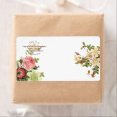 PixDezines Redoute  Rozen/Gold Crown Etiket (Insitu)