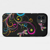 PixDezines Regenboogstalen + Dragonfly/DIY kleur Case-Mate iPhone Case (Achterkant (horizontaal))