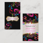 PixDezines regenboogstralen Visitekaartje (Voorkant / Achterkant)