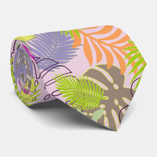 PixDezines regenwoud/DIY-achtergrond Stropdas (Opgerold)