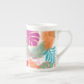 PixDezines regenwoud/DIY achtergrondkleur Porselein Kop (Rechts)