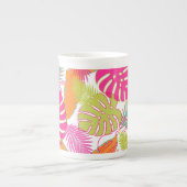 PixDezines regenwoud/DIY achtergrondkleur Porselein Kop (Voorkant)