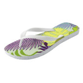 PixDezines regenwoud/DIY achtergrondkleur Teenslippers (Schuin)