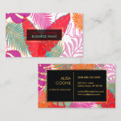 PixDezines regenwoud/DIY achtergrondkleur Visitekaartje (Voorkant / Achterkant)