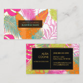 PixDezines regenwoud/DIY achtergrondkleur Visitekaartje (Voorkant / Achterkant)