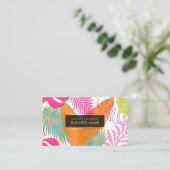 PixDezines regenwoud/DIY achtergrondkleur Visitekaartje (Staand voorkant)