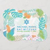 PixDezines regenwoud vleermuis mitswa/luau Kaart (Voorkant / Achterkant)