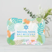 PixDezines regenwoud vleermuis mitswa/luau Kaart (Staand voorkant)