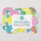 PixDezines regenwoud vleermuis mitswa/luau Kaart (Voorkant / Achterkant)