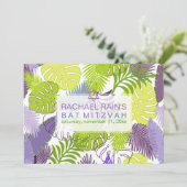 PixDezines regenwoud vleermuis mitswa/luau Kaart (Staand voorkant)