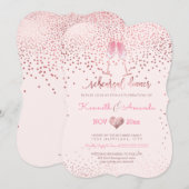 PixDezines repetitiediner/bubbels+roze champagne Kaart (Voorkant / Achterkant)