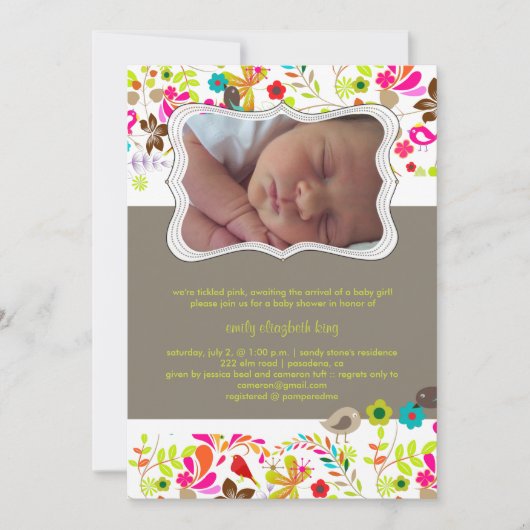 PixDezines retro boom/DIY background+fonts Kaart (Voorkant)